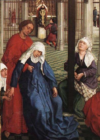 WEYDEN, Rogier van der Seven Sacraments Altarpiece China oil painting art